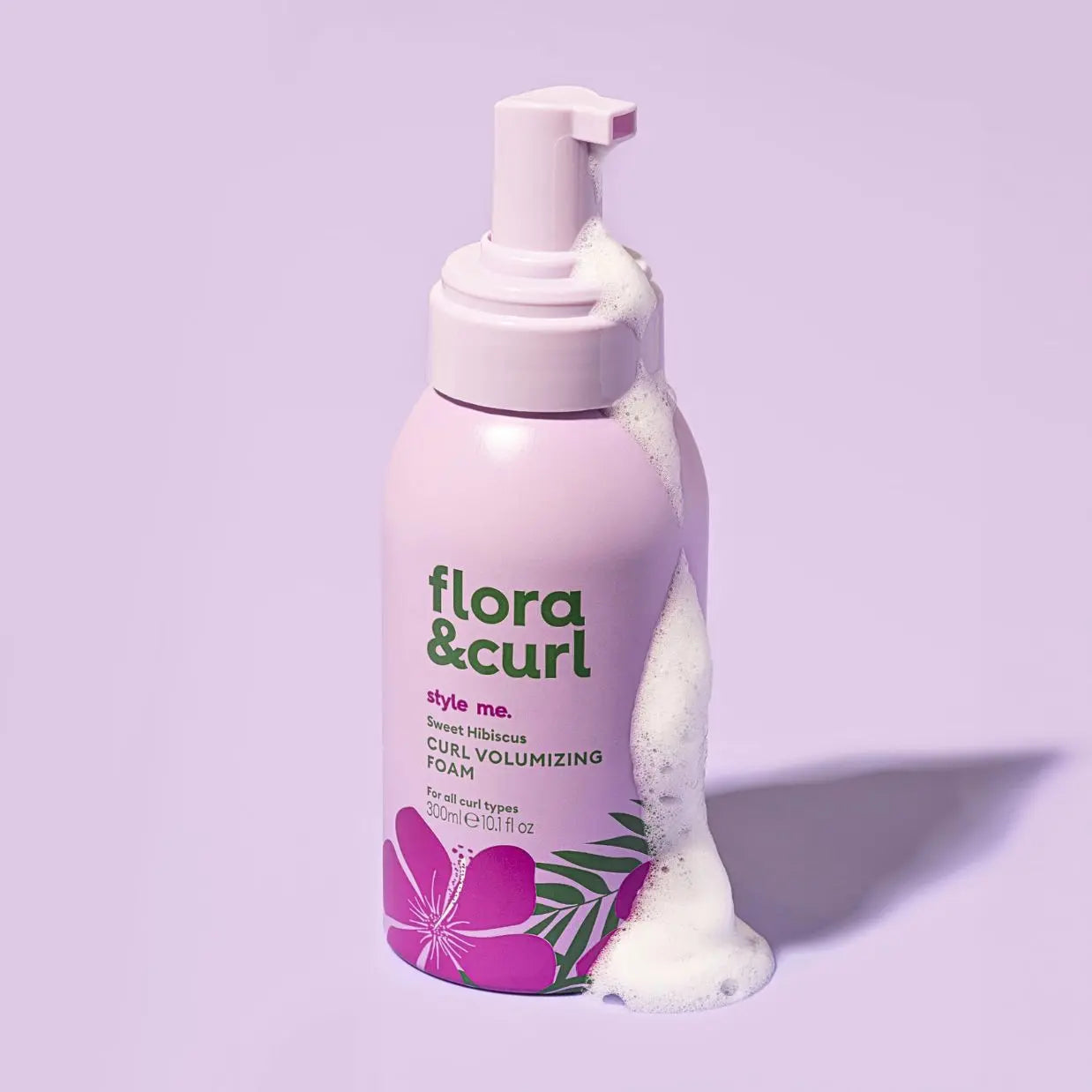 Flora & Curl | Sweet Hibiscus Curl Volumizing Foam - 300ml - PurMii
