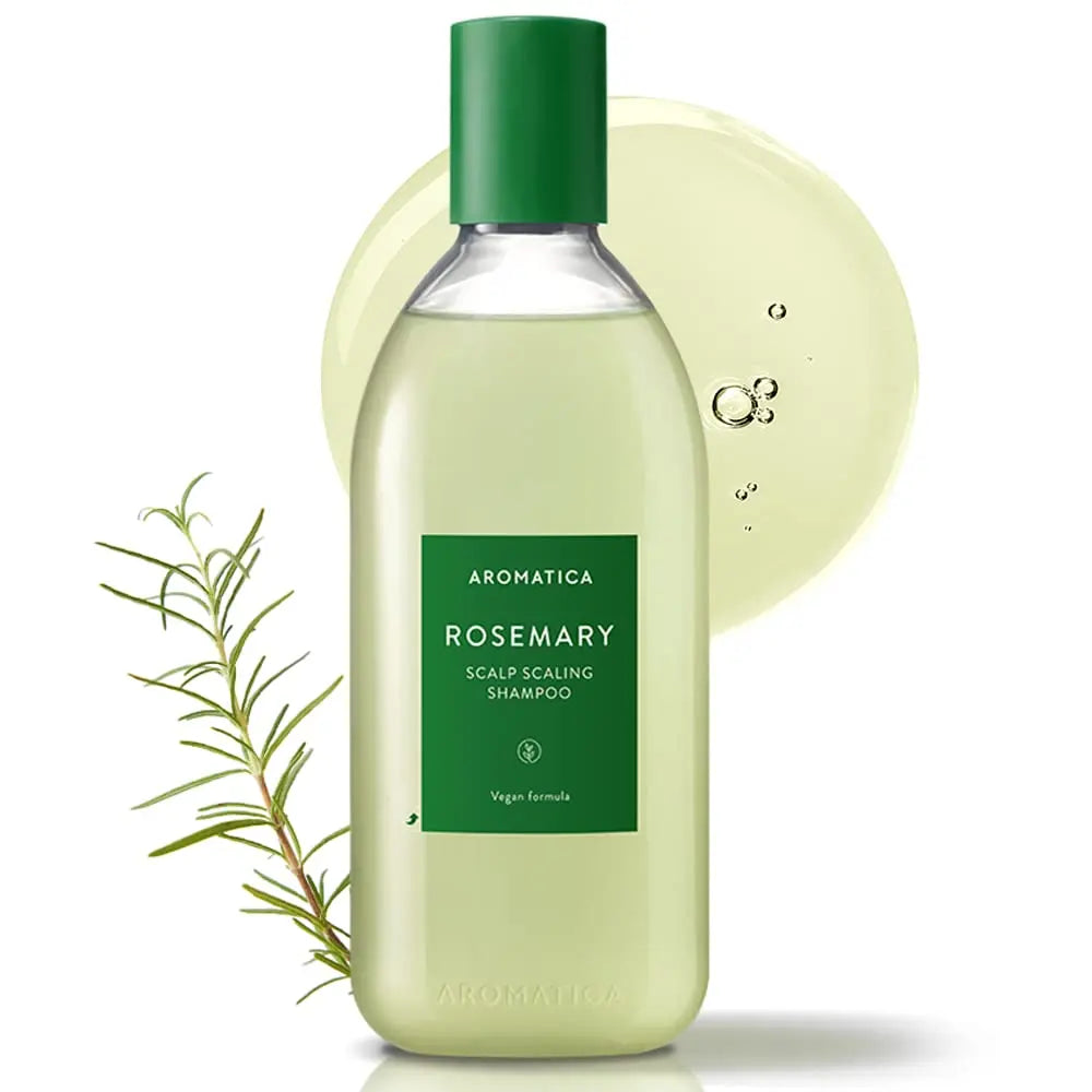 AROMATICA | Rosemary Scalp Scaling Shampoo - 400 ml - PurMii