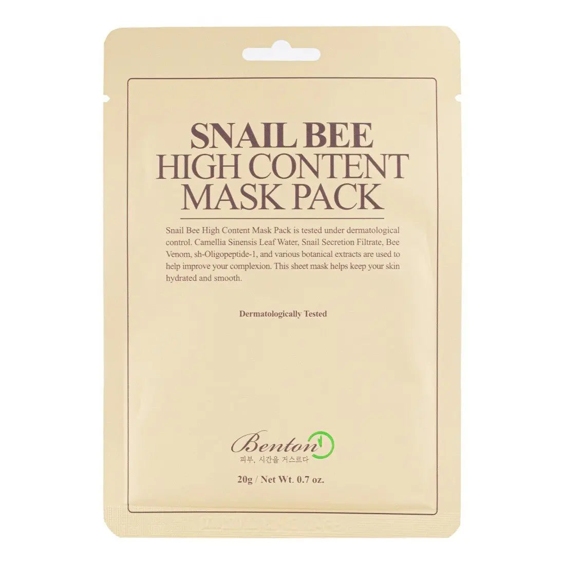 Benton | Snail Bee High Content Mask - PurMii
