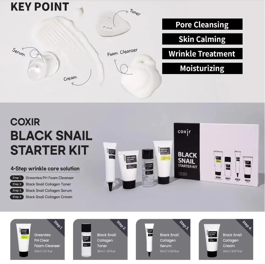 COXIR | Black Snail Starter Kit - PurMii