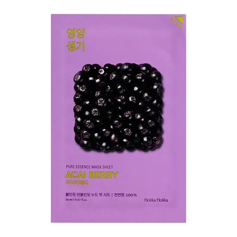 Holika Holika | Pure Essence Mask Sheet - Acaiberry - PurMii