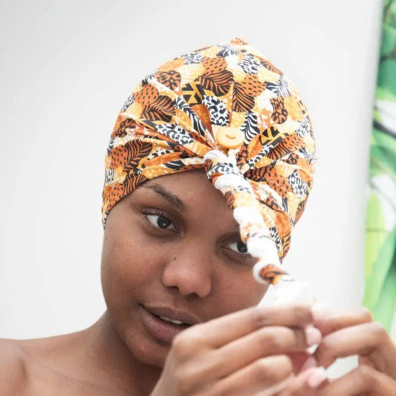 Izzy & Liv | Juicy Fruit T-Shirt Haarhandtuchwickel - PurMii