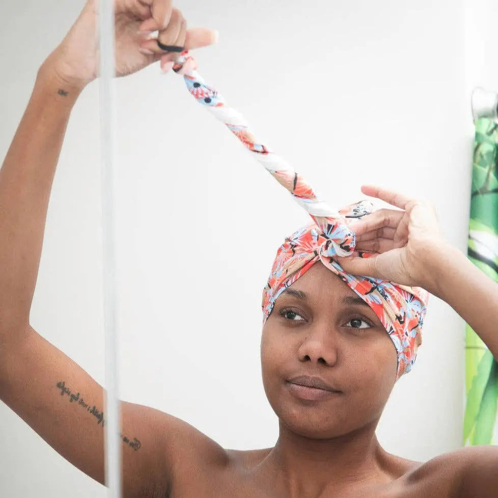 Izzy & Liv | Wild Thoughts T-Shirt-Handtuchturban - PurMii