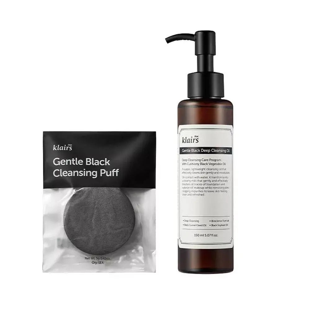 KLAIRS | Gentle Black Cleansing Puff - PurMii