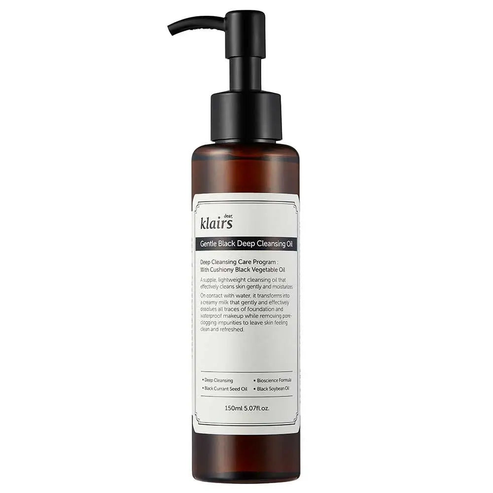 KLAIRS | Gentle Black Deep Cleansing Oil - 150ml - PurMii