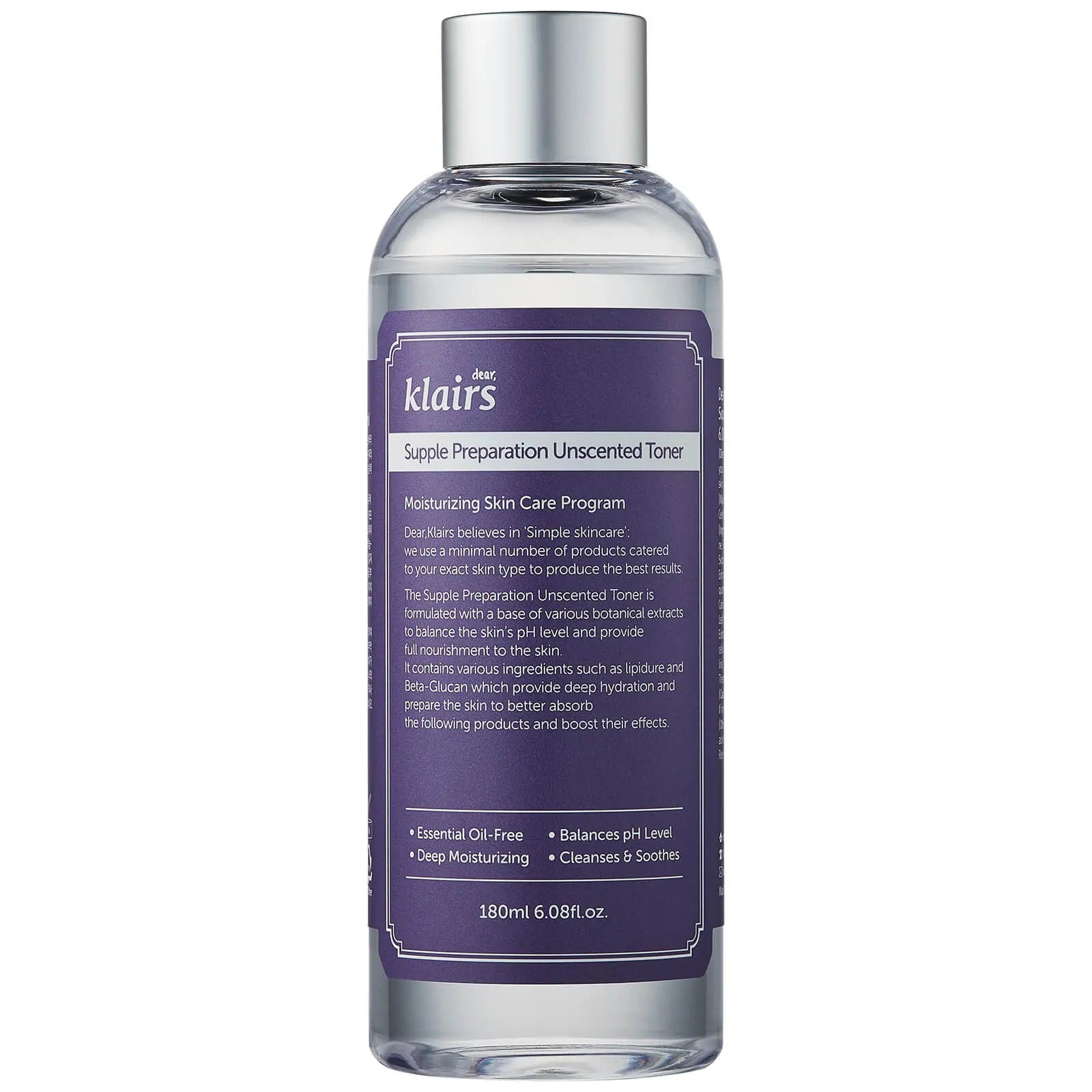 KLAIRS | Supple Preparation Unscented Toner - 180ml - PurMii