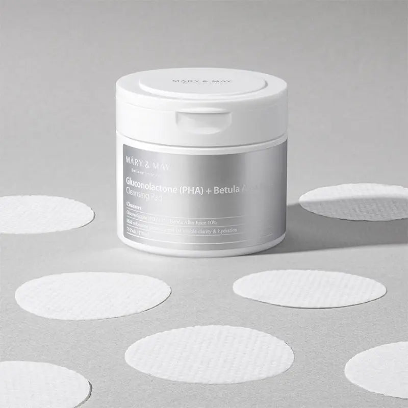 MARY & MAY | Gluconolactone (PHA) + Betula Alba Juice Cleansing Pad - PurMii