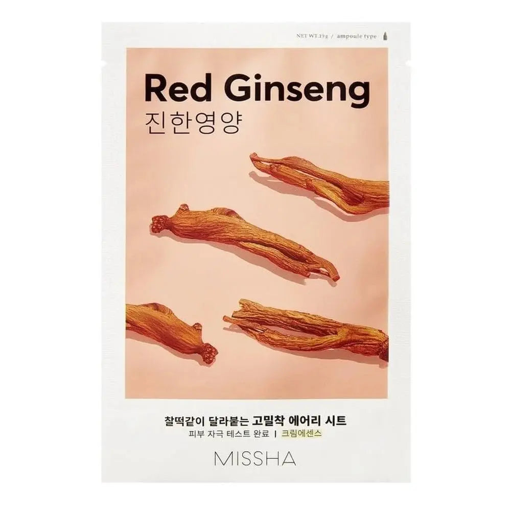 MISSHA | Airy Fit Sheet Mask - Red Ginseng - PurMii