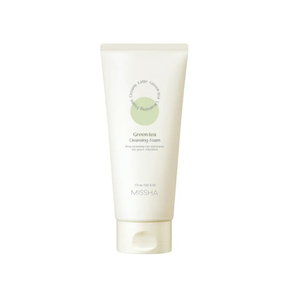 MISSHA | Creamy Latte Cleansing Foam Green Tea - 172ml - PurMii