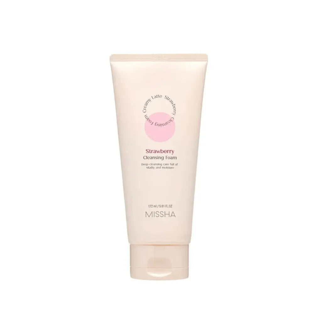 MISSHA | Creamy Latte Cleansing Foam Strawberry - 172ml - PurMii