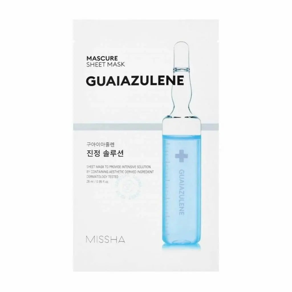 MISSHA | Mascure Sheet Mask Calming - Guaiazulene - PurMii