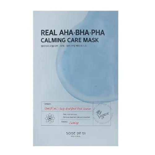 SOME BY MI | Real AHA-BHA-PHA Calming Care Mask - PurMii