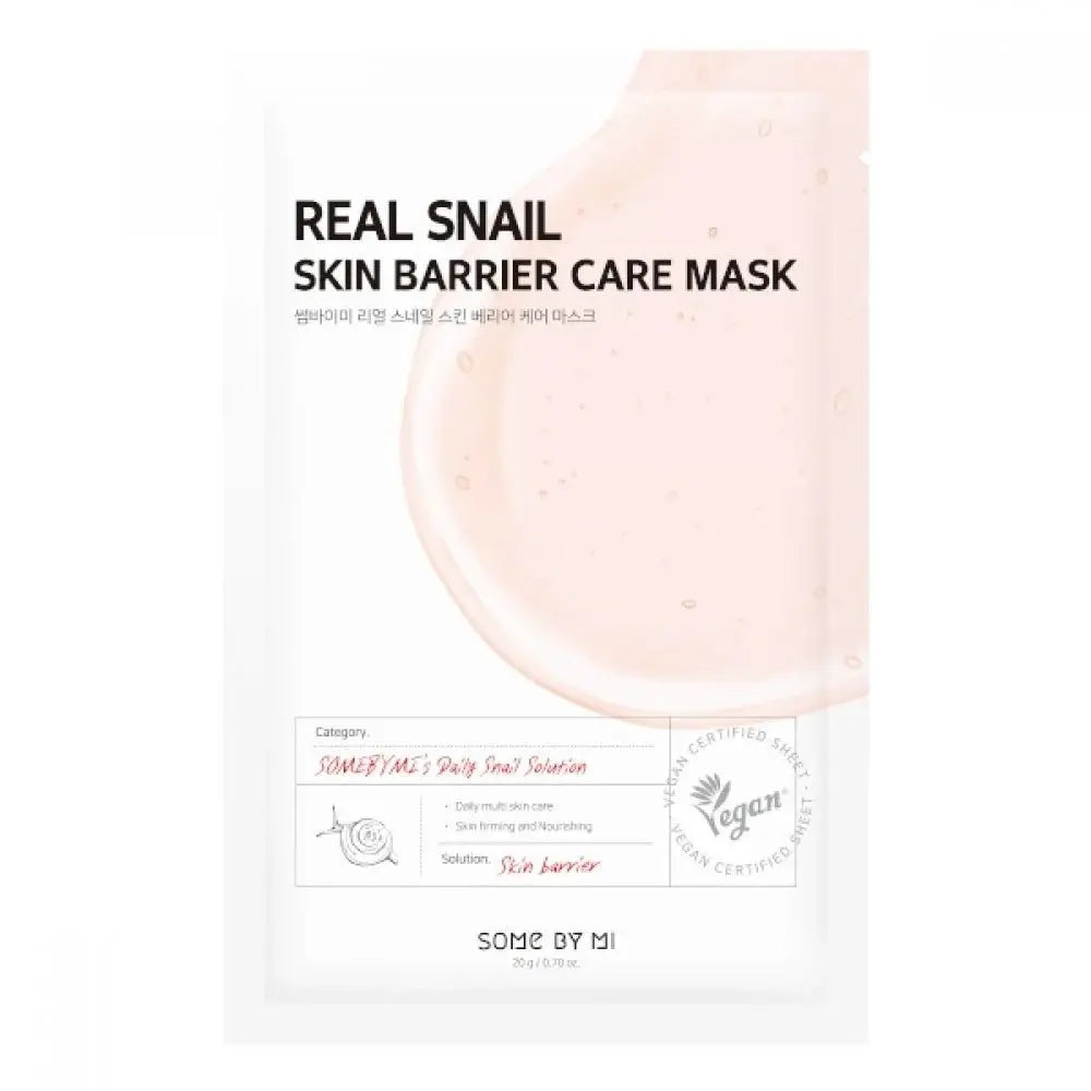 SOME BY MI | Real Snail Skin Barrier Care Mask - PurMii