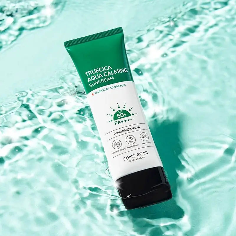 SOME BY MI | Truecica Aqua Calming Suncream SPF50+/PA++++ - 50ml - PurMii