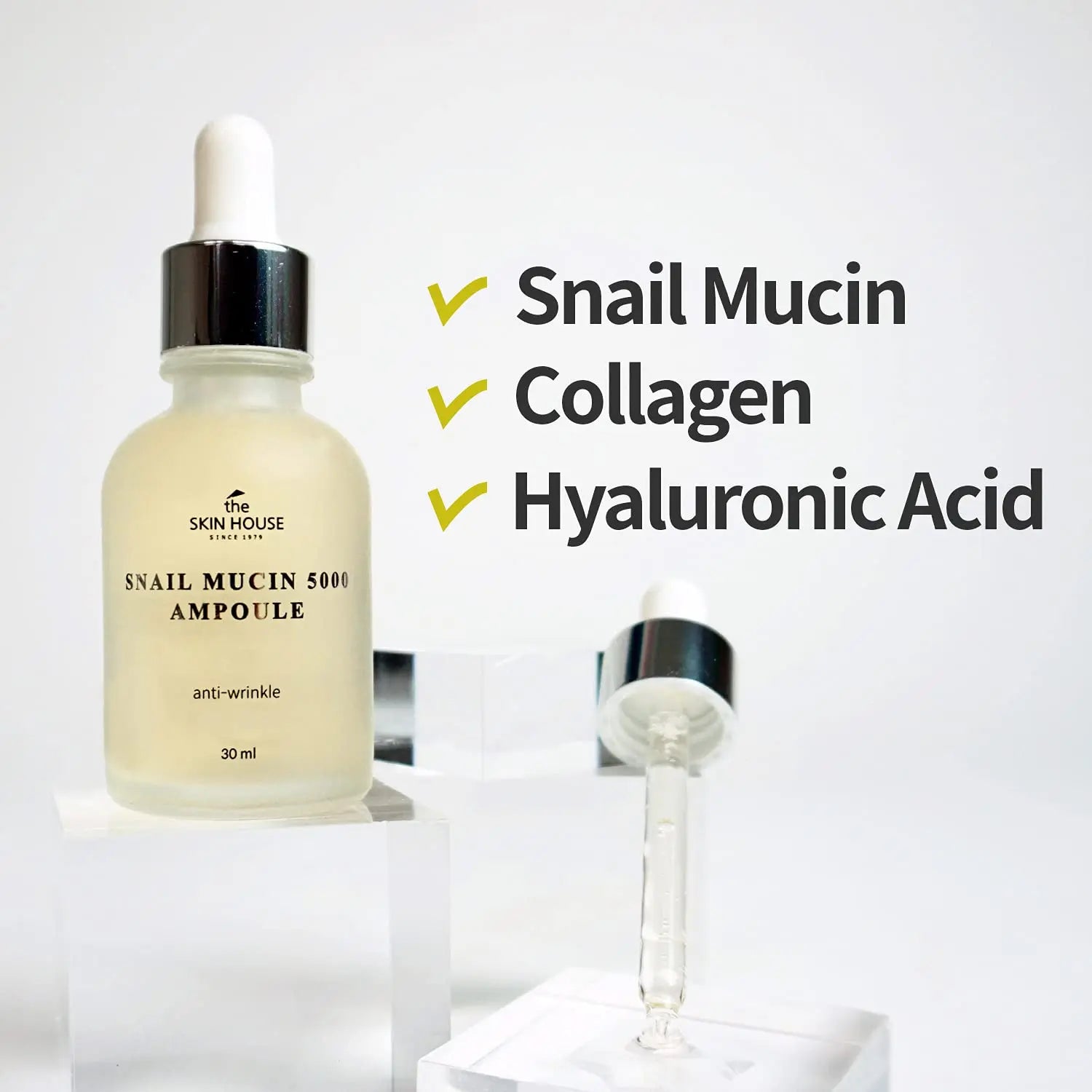 THE SKIN HOUSE | Snail Mucin 5000 Ampoule - 30ml - PurMii