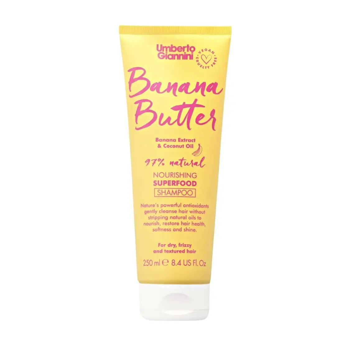 Umberto Giannini | Banana Butter Nourishing Superfood Shampoo - 250ml - PurMii