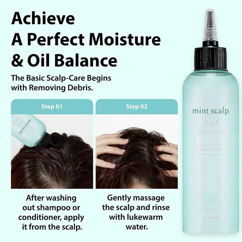 APIEU | Mint Scalp Hair Vinegar - 200ml - PurMii
