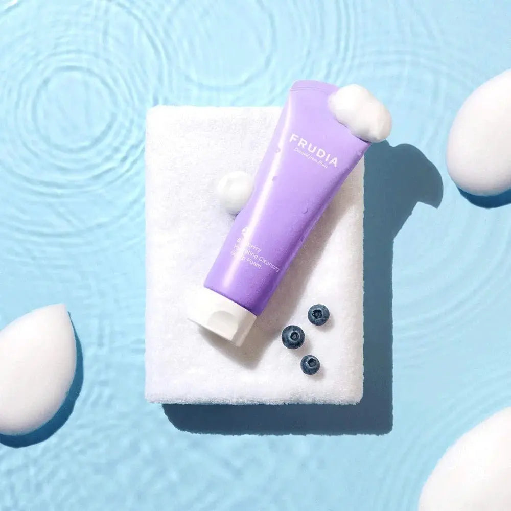 FRUDIA | Blueberry Hydrating Cleansing Gel To Foam - 145ml - PurMii