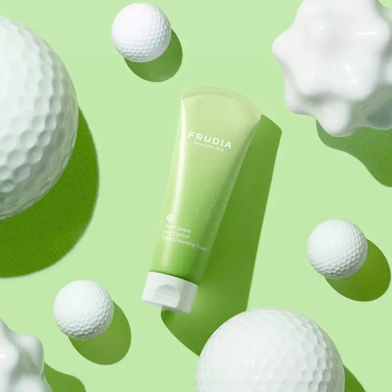 FRUDIA | Green Grape Pore Control Scrub Cleansing Foam - 145ml - PurMii