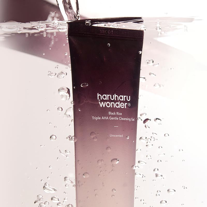 HaruHaru Wonder | Black Rice Triple AHA Gentle Cleansing Gel - 100ml - PurMii