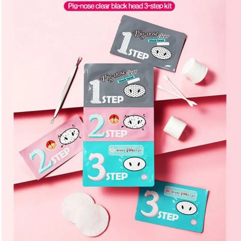 Holika Holika | Pig Nose Clear Black Head 3 Step Kit - PurMii