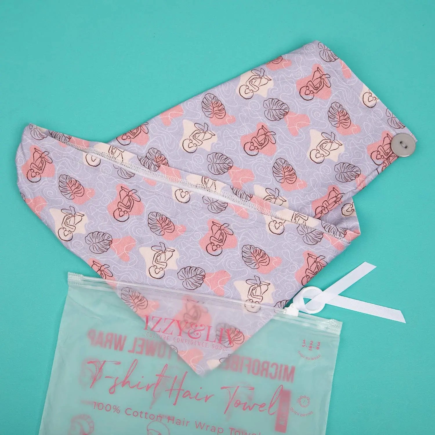 Izzy & Liv | She's So Zen T-Shirt Handtuchturban - PurMii