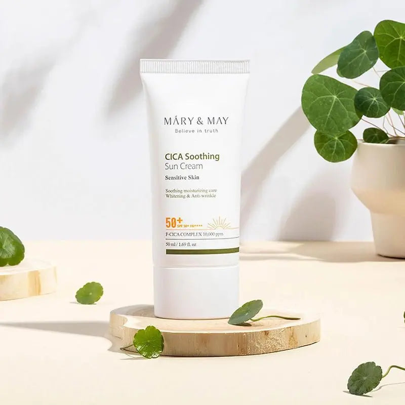 MARY & MAY | CICA Soothing Sun Cream SPF50+ PA++++ - 50ml - PurMii