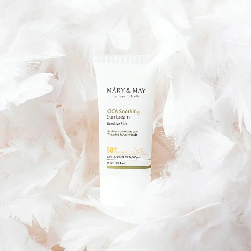 MARY & MAY | CICA Soothing Sun Cream SPF50+ PA++++ - 50ml - PurMii