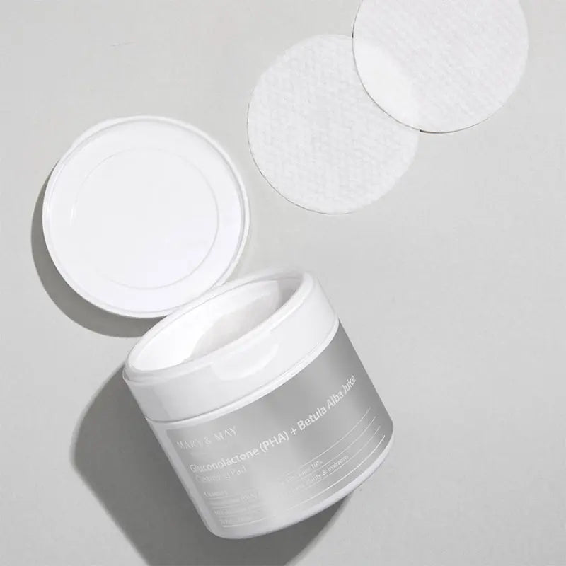 MARY & MAY | Gluconolactone (PHA) + Betula Alba Juice Cleansing Pad - PurMii