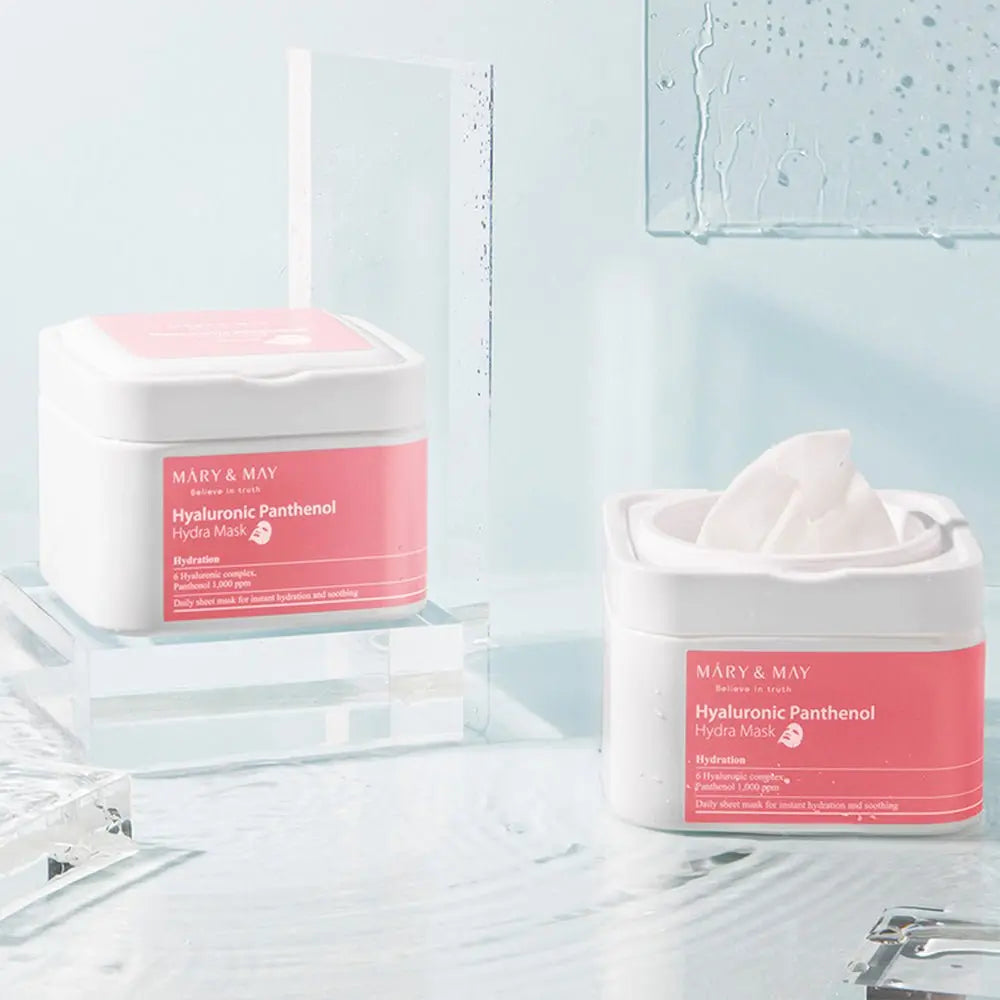 MARY & MAY | Hyaluronic Panthenol Hydra Mask - 30Stk. - PurMii