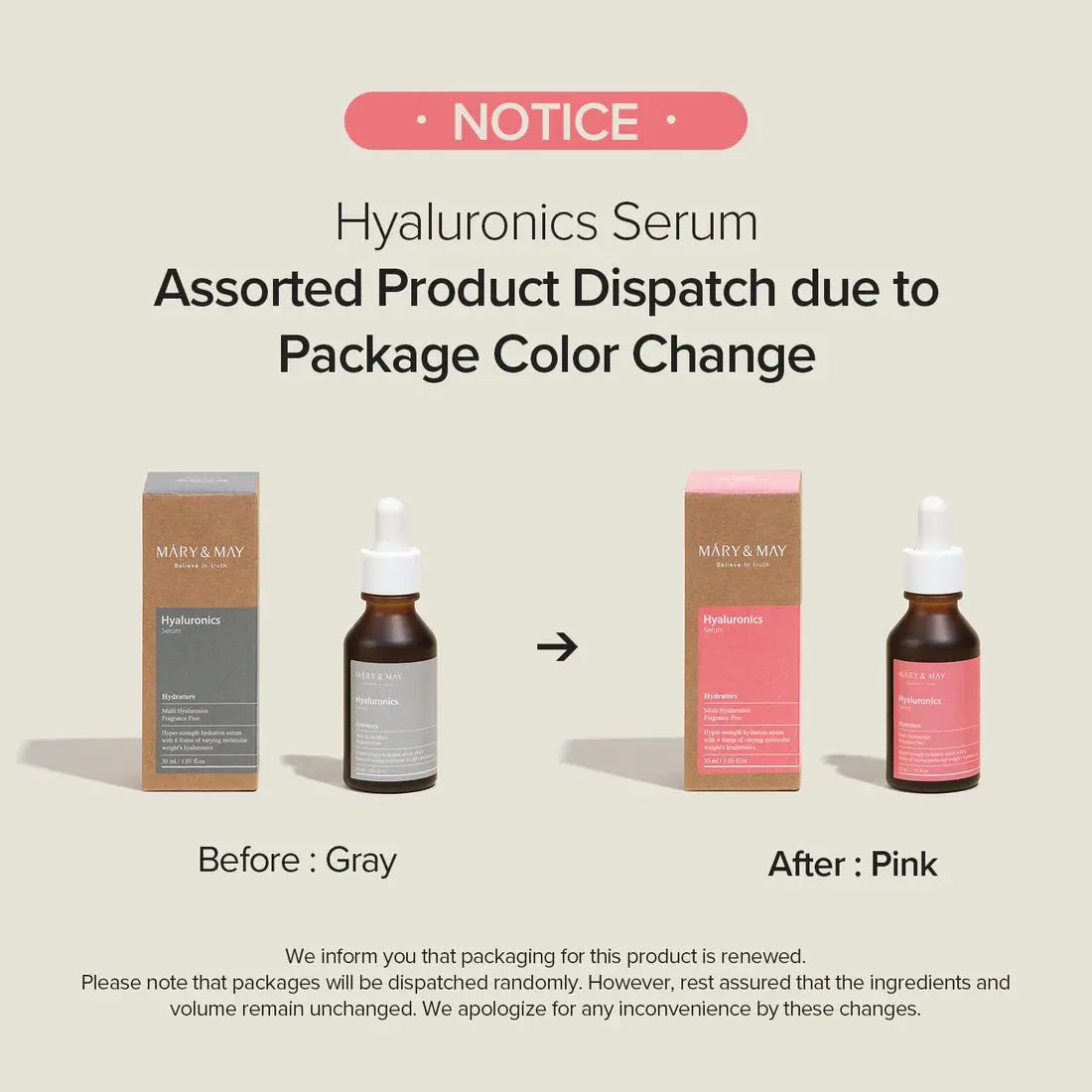 MARY & MAY | Hyaluronics Serum - 30ml - PurMii