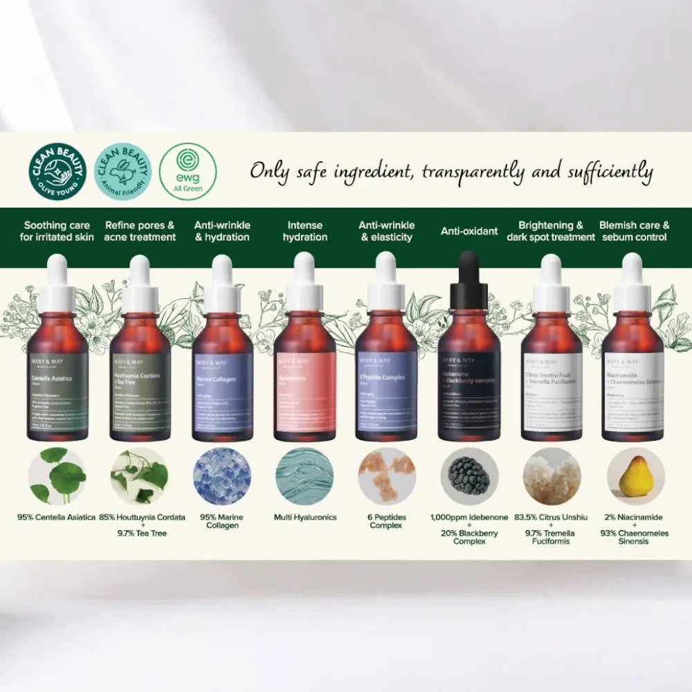 MARY & MAY | Hyaluronics Serum - 30ml - PurMii
