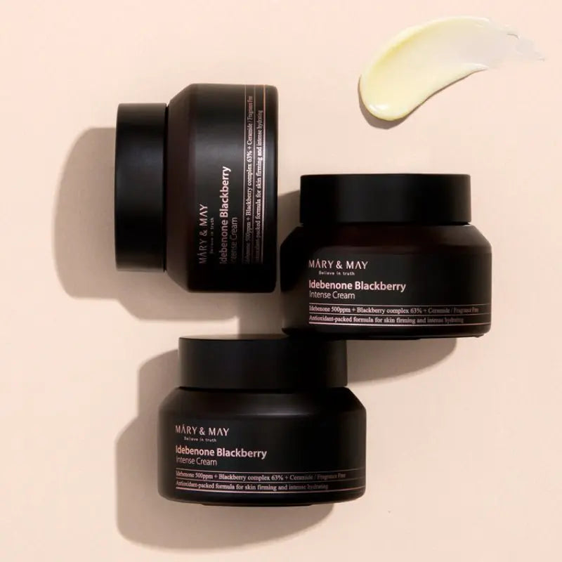 MARY & MAY | Idebenone + Blackberry Complex Intensive Total Care Cream - 70g - PurMii