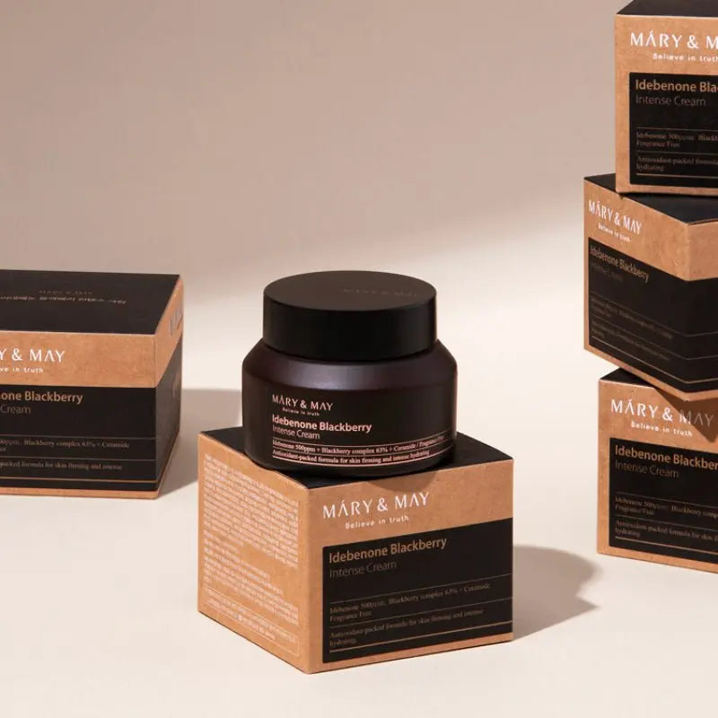 MARY & MAY | Idebenone + Blackberry Complex Intensive Total Care Cream - 70g - PurMii