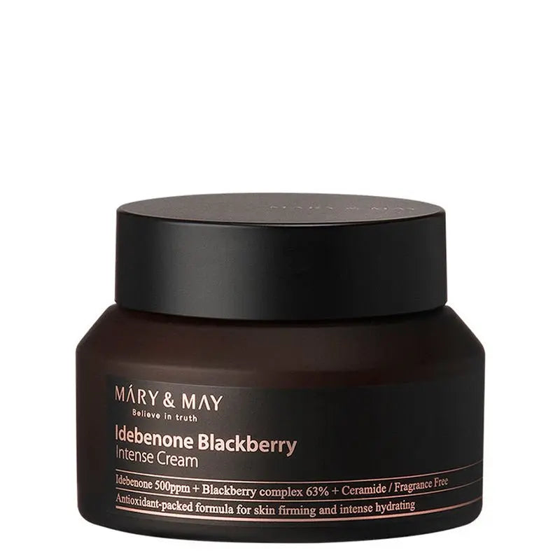 MARY & MAY | Idebenone + Blackberry Complex Intensive Total Care Cream - 70g - PurMii