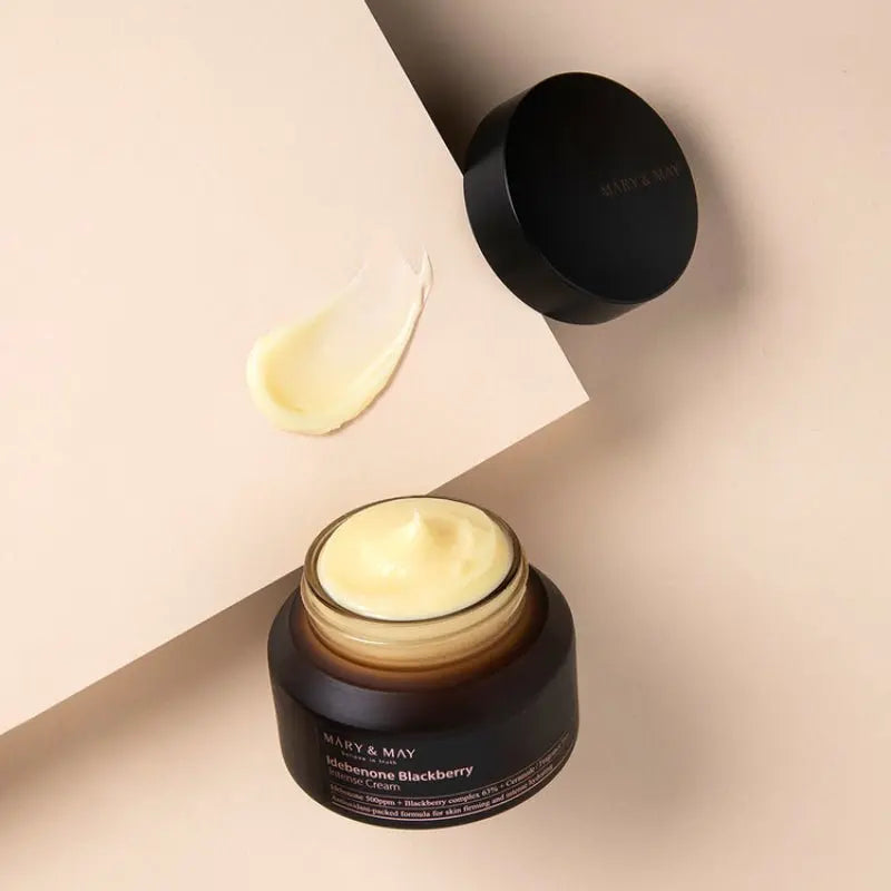 MARY & MAY | Idebenone + Blackberry Complex Intensive Total Care Cream - 70g - PurMii