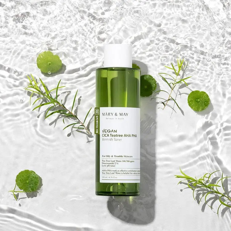 MARY & MAY | Vegan CICA Teatree Toner Special Set - PurMii