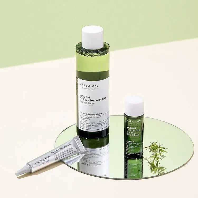 MARY & MAY | Vegan CICA Teatree Toner Special Set - PurMii