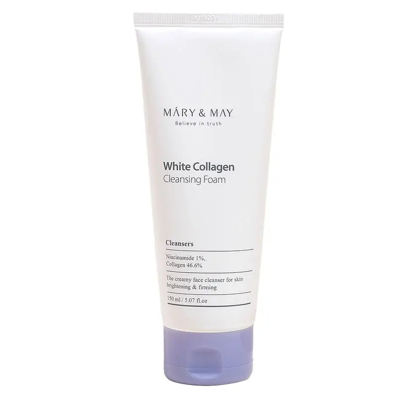 MARY & MAY | White Collagen Cleansing Foam - 150ml - PurMii