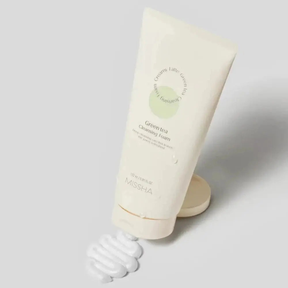 MISSHA | Creamy Latte Cleansing Foam Green Tea - 172ml - PurMii