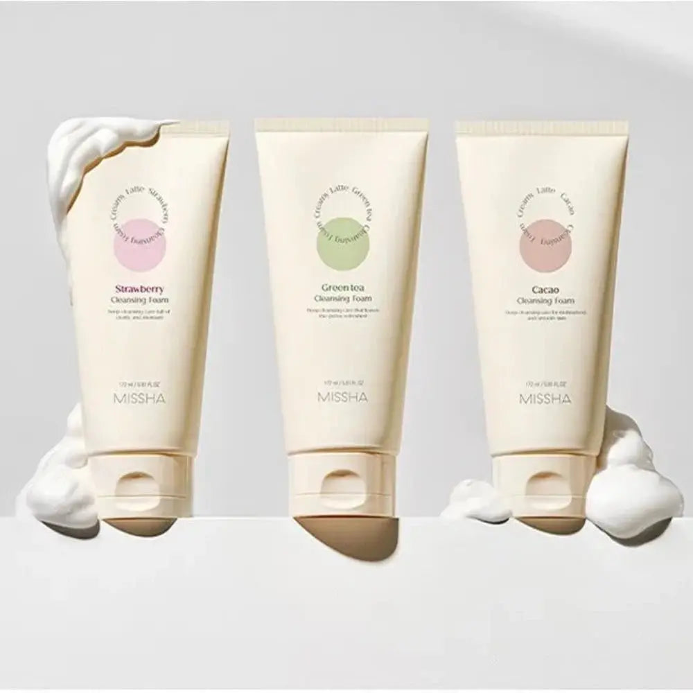 MISSHA | Creamy Latte Cleansing Foam Strawberry - 172ml - PurMii