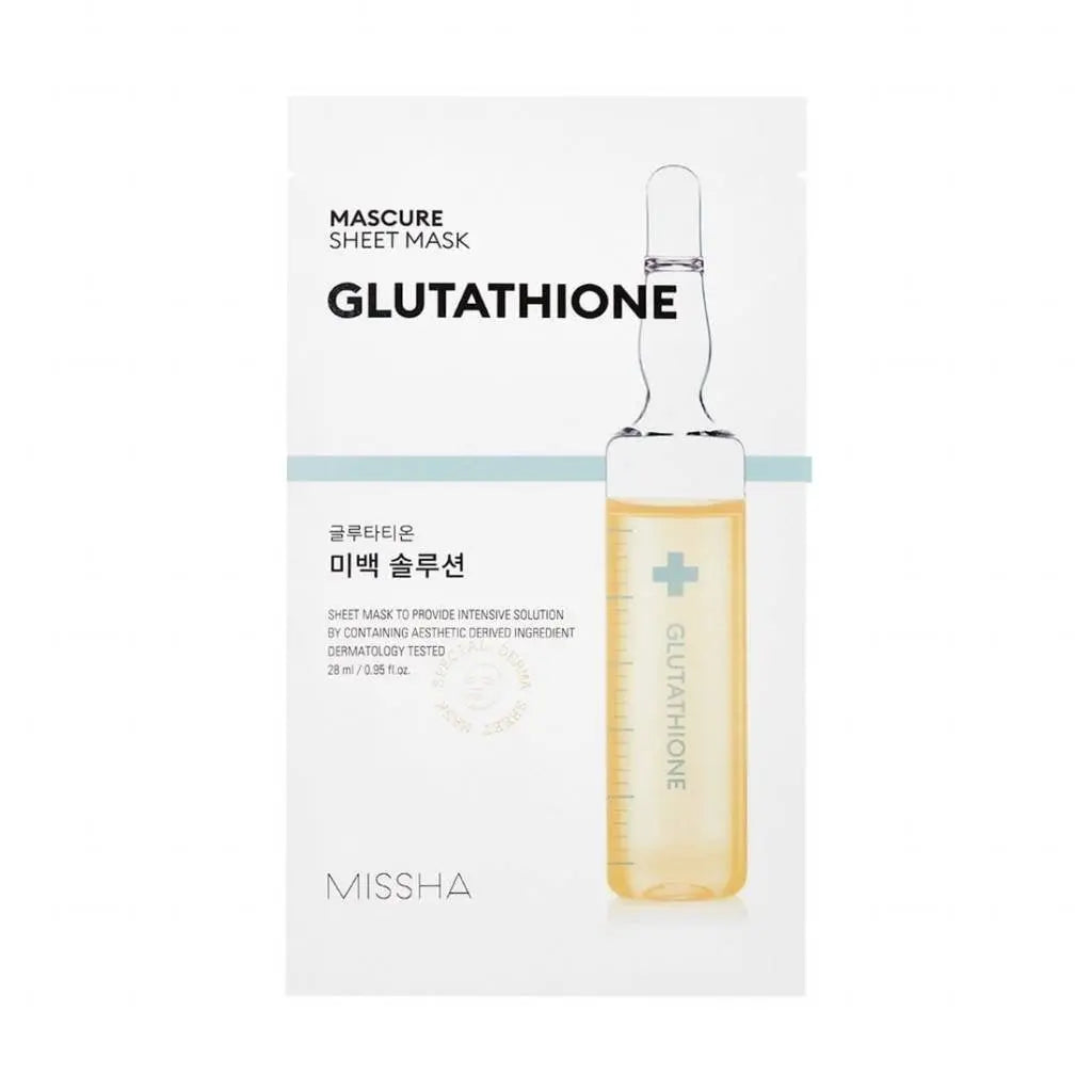 MISSHA | Mascure Sheet Mask Whitening - Glutathione - PurMii