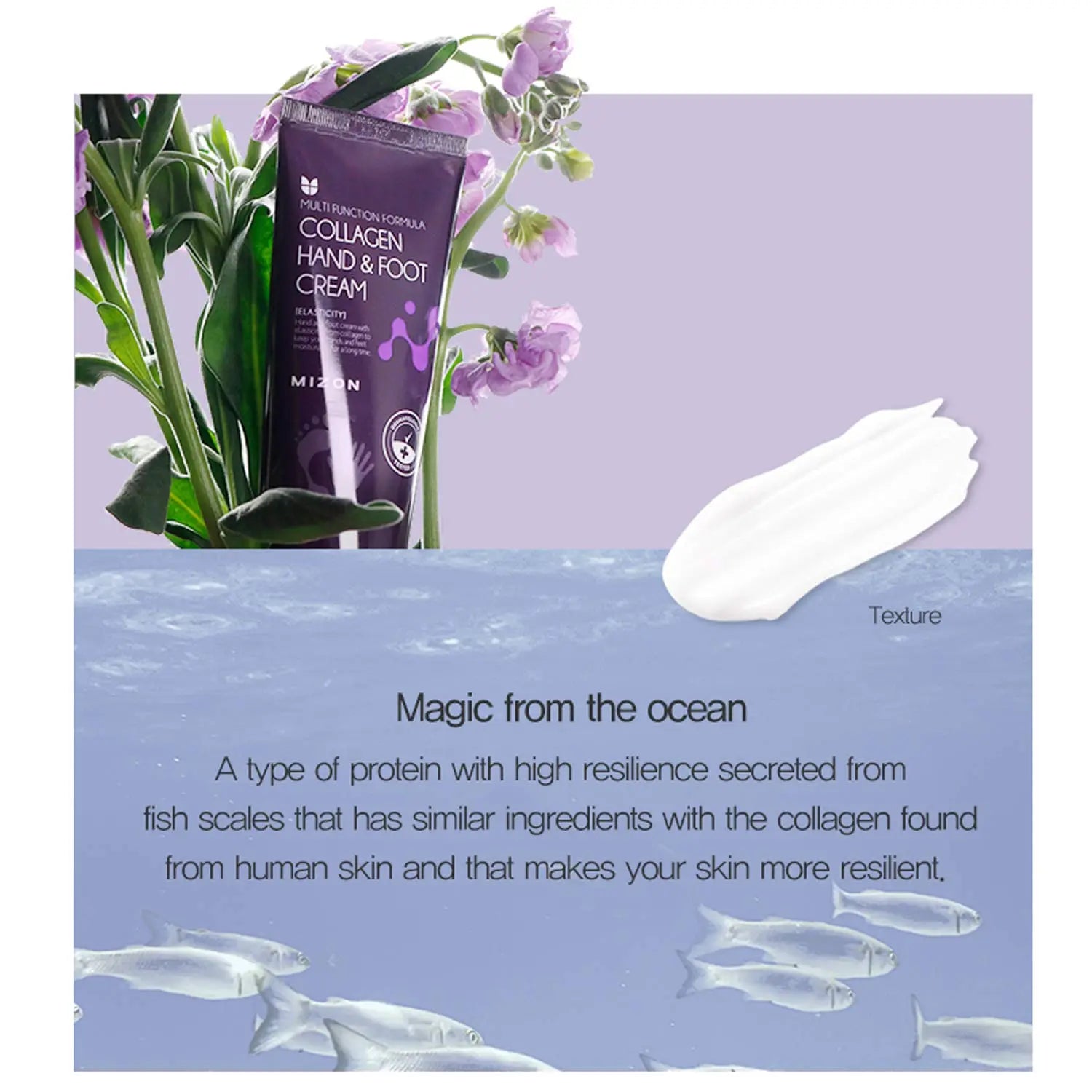 MIZON | Hand and Foot Cream (Collagen) - 100ml - PurMii
