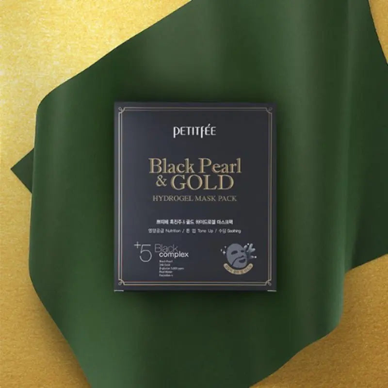 Petitfee | Black Pearl & Gold Hydrogel Mask Pack - PurMii