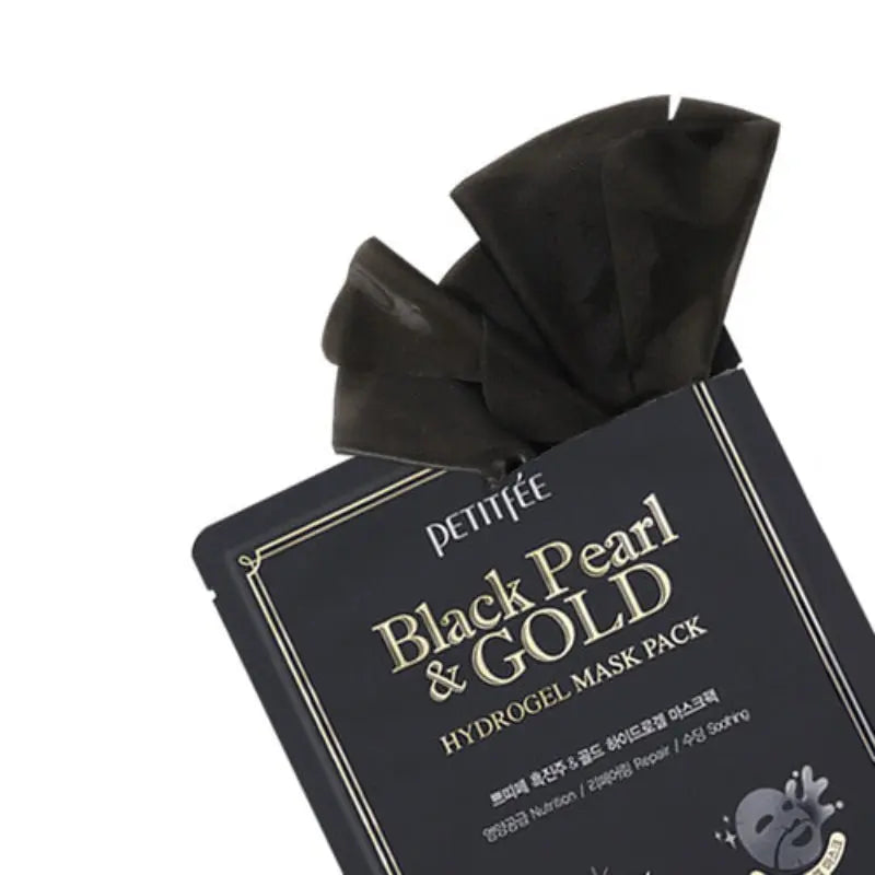 Petitfee | Black Pearl & Gold Hydrogel Mask Pack - PurMii